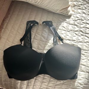 Sexy demi double lace bra 36DDD- worn 1x